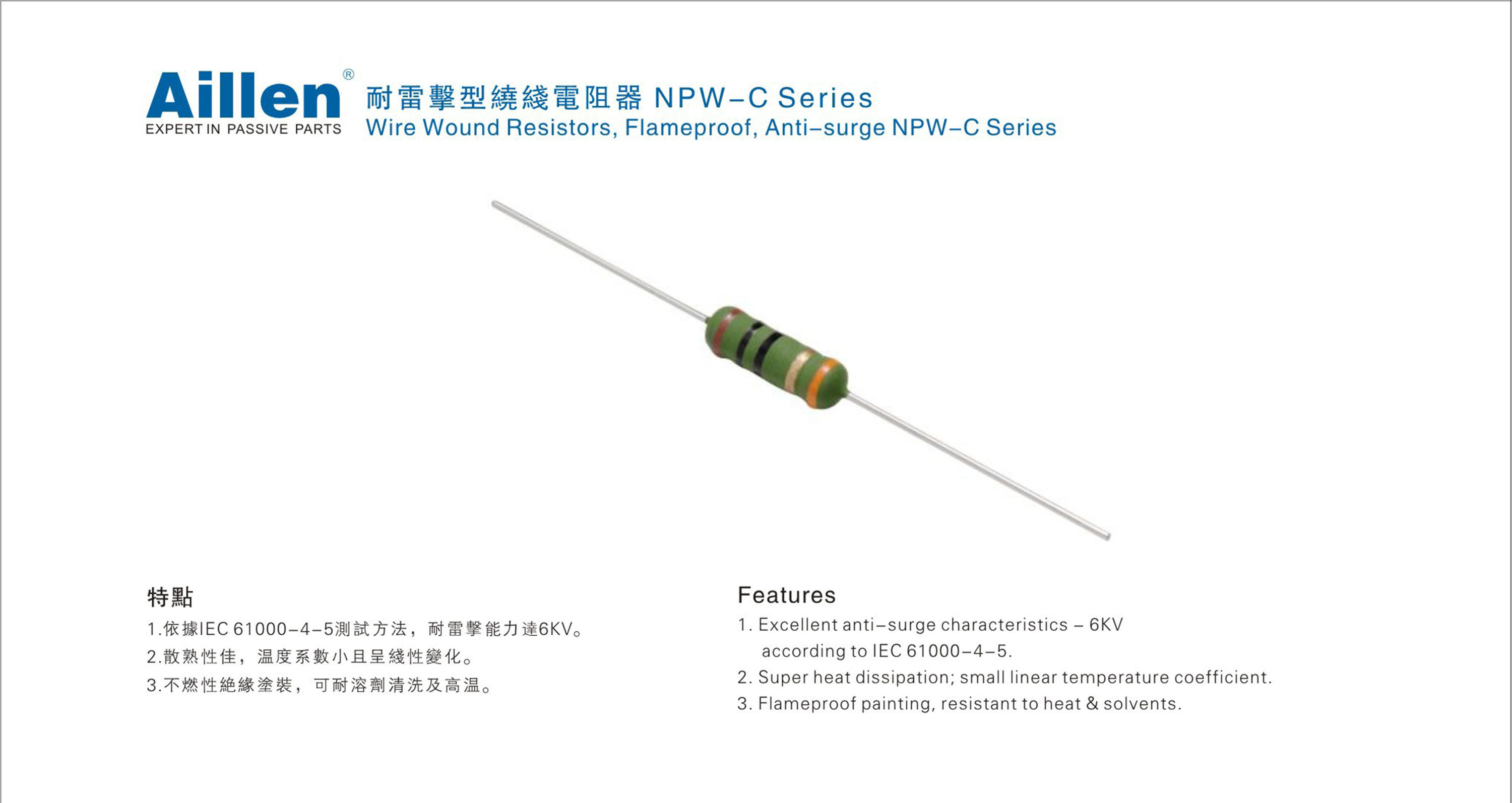 wire wound resistor